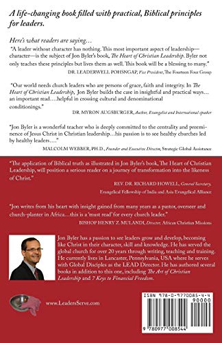 The Heart of Christian Leadership: Learning to Lead with the Character of Jesus,Used