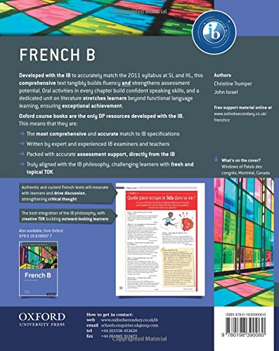 Ib French B: Course Book: Oxford Ib Diploma Program,New