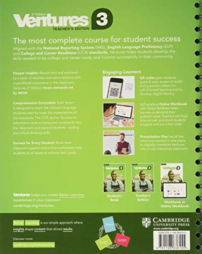 Ventures Level 3 Teacher's Edition,Used
