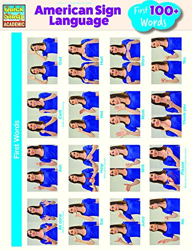 American Sign Language  First 100+ Words (Quick Study Academic),Used
