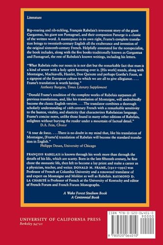 The Complete Works of Francois Rabelais (Centennial Books),New