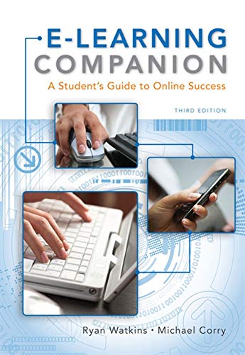 ELearning Companion: A Student's Guide to Online Success (Available Titles CourseMate),Used