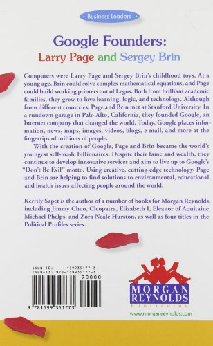 Google Founders: Larry Page and Sergey Brin (Business Leaders),Used