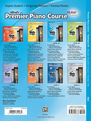 Premier Piano Course Technique, Bk 2A (Premier Piano Course, Bk 2A),Used