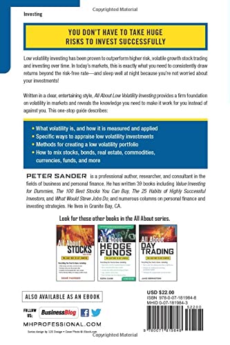 All About Low Volatility Investing (All About Series),Used