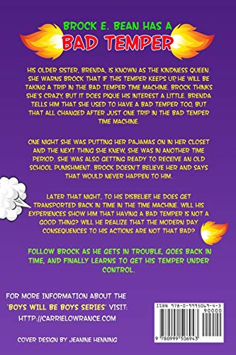 Brock's Bad Temper (And The Time Machine) (Boys Will Be Boys Series),Used