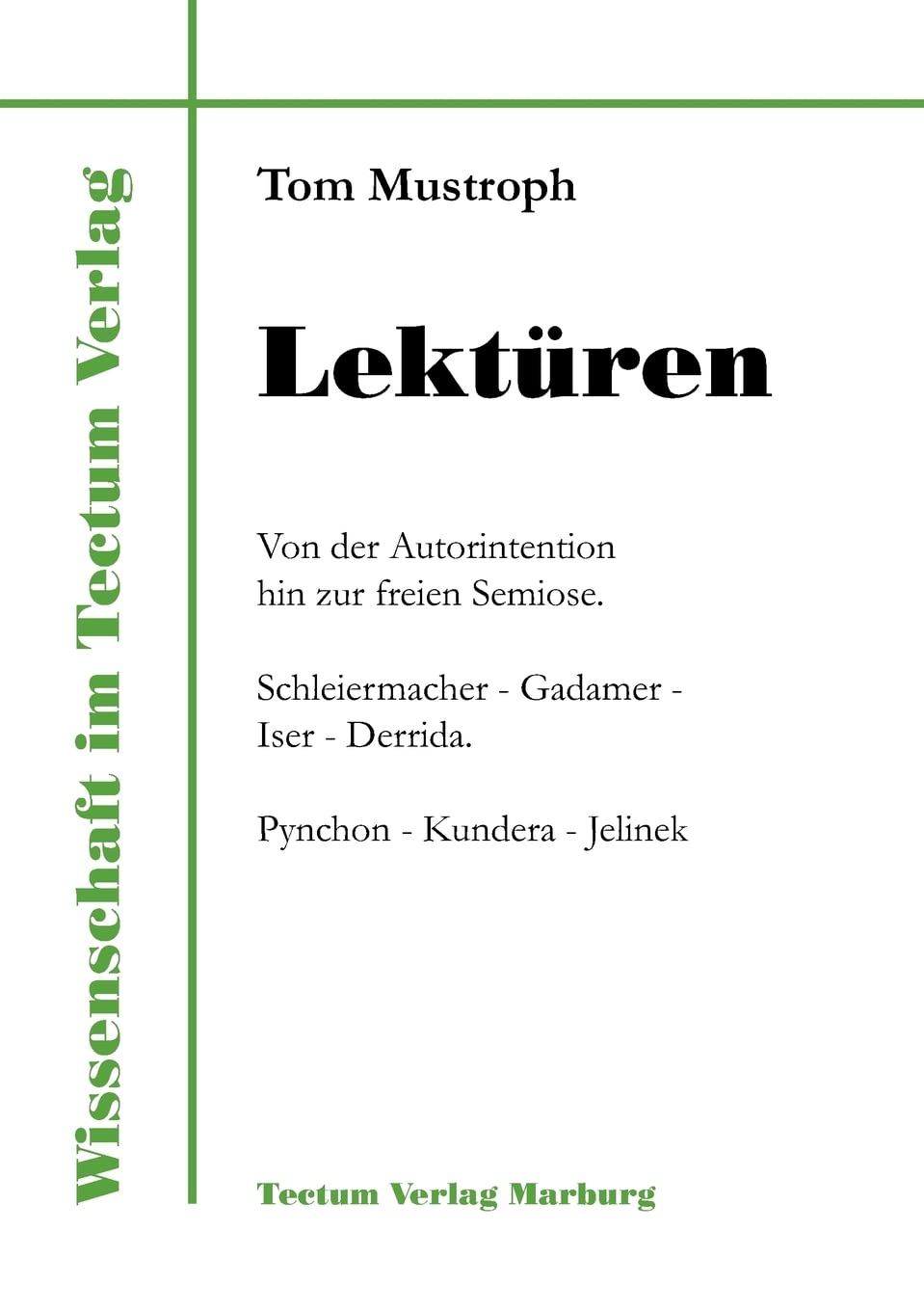 Lektren (Wissenschaft Im Tectum Verlag) (German Edition),Used