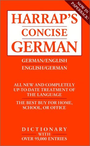Harrap's Concise EnglishGerman Dictionary,Used