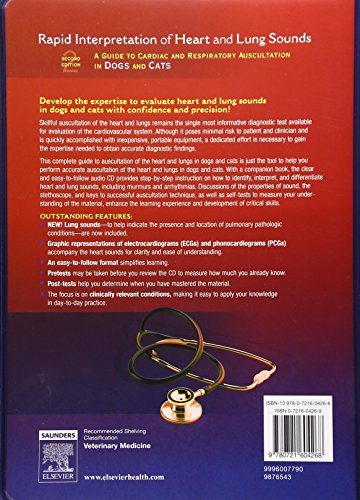 Rapid Interpretation Of Heart And Lung Sounds: A Guide To Cardiac And Respiratory Auscultation In Dogs And Cats,New
