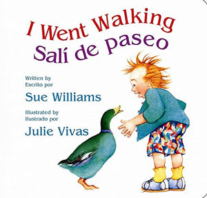 I Went Walking/Sal de paseo: LapSized Board Book (Spanish and English Edition),New