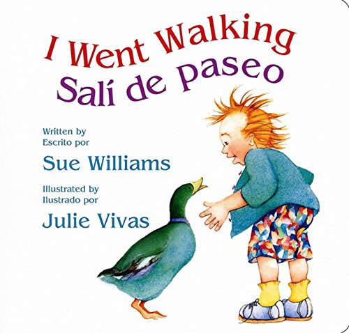 I Went Walking/Sal de paseo: LapSized Board Book (Spanish and English Edition),New