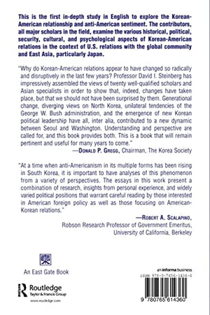Korean Attitudes Toward the United States: Changing Dynamics,Used
