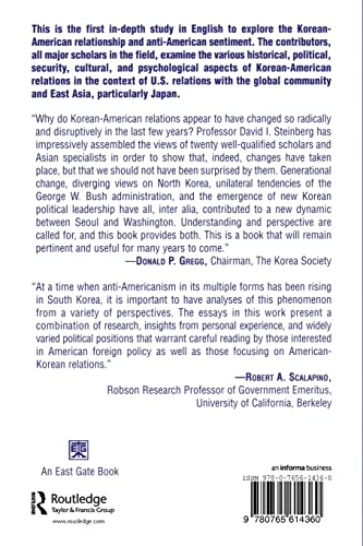 Korean Attitudes Toward the United States: Changing Dynamics,Used