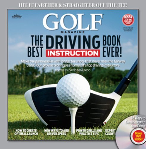 GOLF The Best Driving Instruction Book Ever! (Golf Magazine),Used