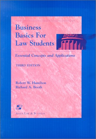 Business Basics for Law Students: Essential Terms and Concepts,Used