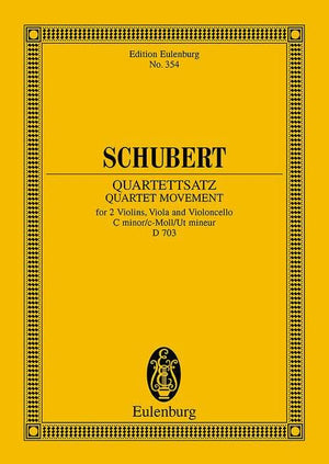 String Quartet in C minor, D. 703,Used