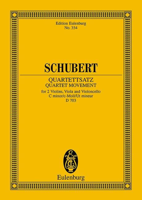 String Quartet in C minor, D. 703,Used