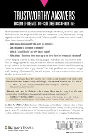 Homosexuality and the Christian: A Guide for Parents, Pastors, and Friends,Used