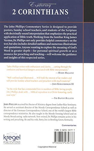 Exploring 2 Corinthians (John Phillips Commentary Series),Used