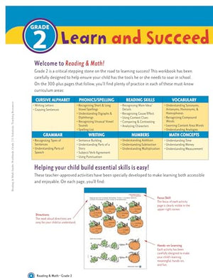 Scholastic Success With Reading And Math Jumbo Workbook,Used