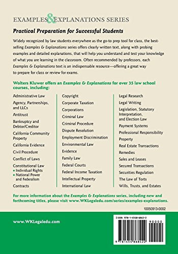 Examples & Explanations for Criminal Law,New