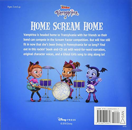 Vampirina Home Scream Home: ReadAlong Storybook and CD,Used