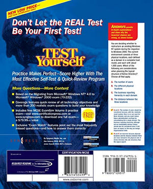 Test Yourself MCSE Migrating From NT 4.0 TO Windows 2000 (Exam 70222),Used