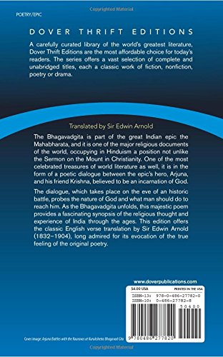 Bhagavadgita (Dover Thrift Editions),Used