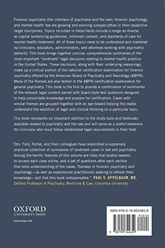 Landmark Cases in Forensic Psychiatry,Used