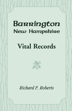 Barrington, New Hampshire, Vital Records,Used