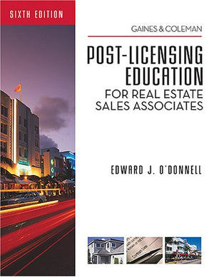 Florida PostLicensing Education for Real Estate Sales Associates,Used