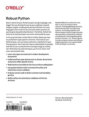 Robust Python: Write Clean and Maintainable Code,Used