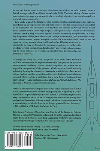 Aircraft Stories: Decentering The Object In Technoscience (Science And Cultural Theory)