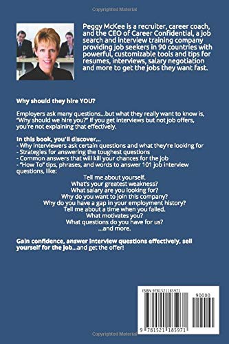 How to Answer Interview Questions: 101 Tough Interview Questions,Used