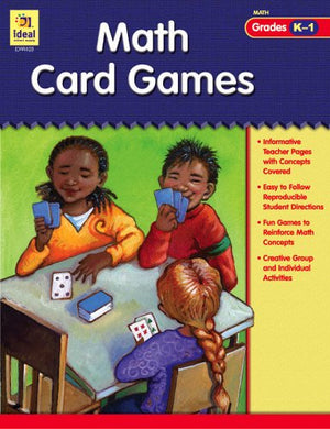 Math Card Games, Grades K1 (Ideal Math Card Games),Used