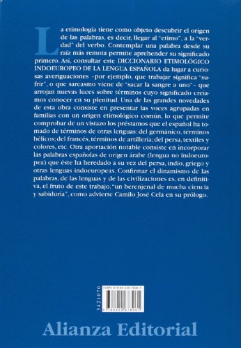 Diccionario etimolgico indoeuropeo de la lengua espaola (Spanish Edition),Used