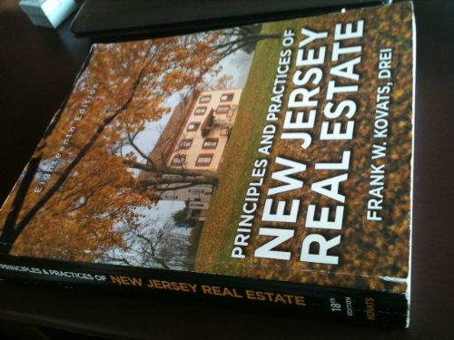 Principles And Practices Of New Jersey Real Estate,Used