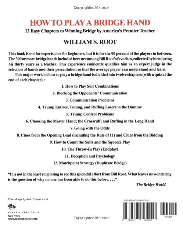 How To Play A Bridge Hand: 12 Easy Chapters To Winning Bridge By America'S Premier Teacher