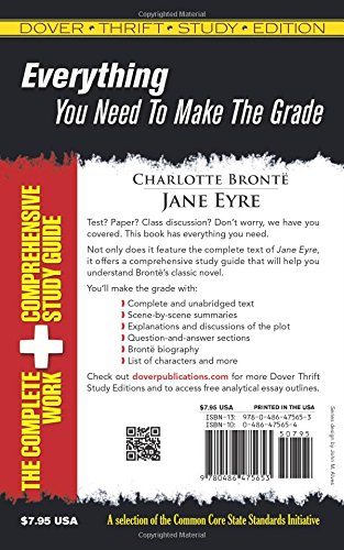 Jane Eyre (Dover Thrift Study Edition),Used