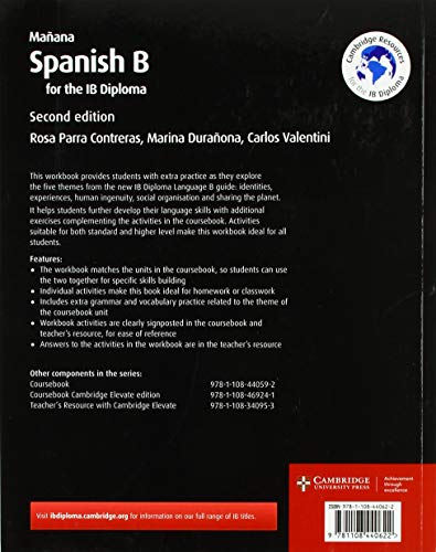 Maana Workbook: Spanish B for the IB Diploma (Spanish Edition),Used
