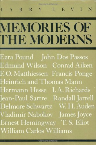 Memories of the Moderns: Critical essays,Used