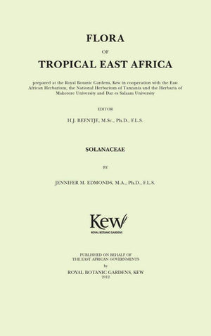 Flora Of Tropical East Africa: Solanaceae,Used