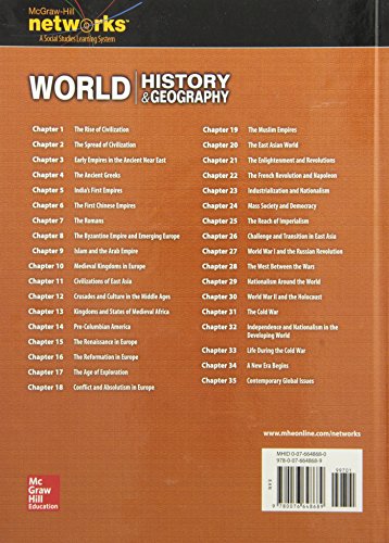 World History and Geography, Student Edition (WORLD HISTORY (HS)),New