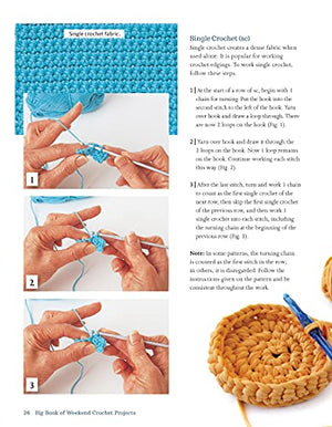 Big Book Of Weekend Crochet Projects: 40 Stylish Projects From Sweaters And Scarves To Blankets (Companionhouse Books)