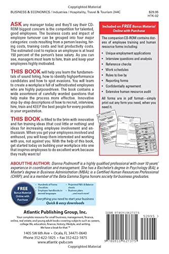 How To Hire, Train & Keep The Best Employees For Your Small Business: With Companion Cdrom
