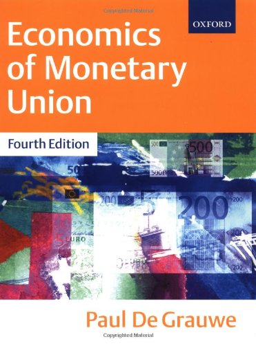 Economics of Monetary Union, 4th Edition,Used