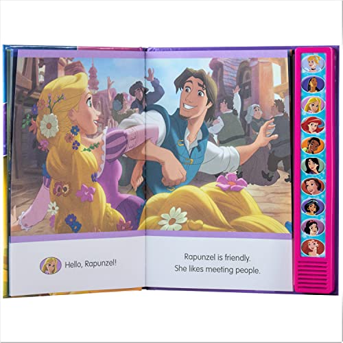Disney Princess Belle, Mulan, Cinderella, Rapunzel, and More!  I'm Ready to Read Princess Friends Sound Book