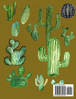 My Cactus Writing Notebook: A Narrow College Ruled line Composition Notebook With Cacti Cover,Used