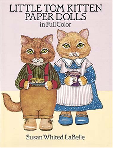 Little Tom Kitten Paper Dolls in Full Color,Used
