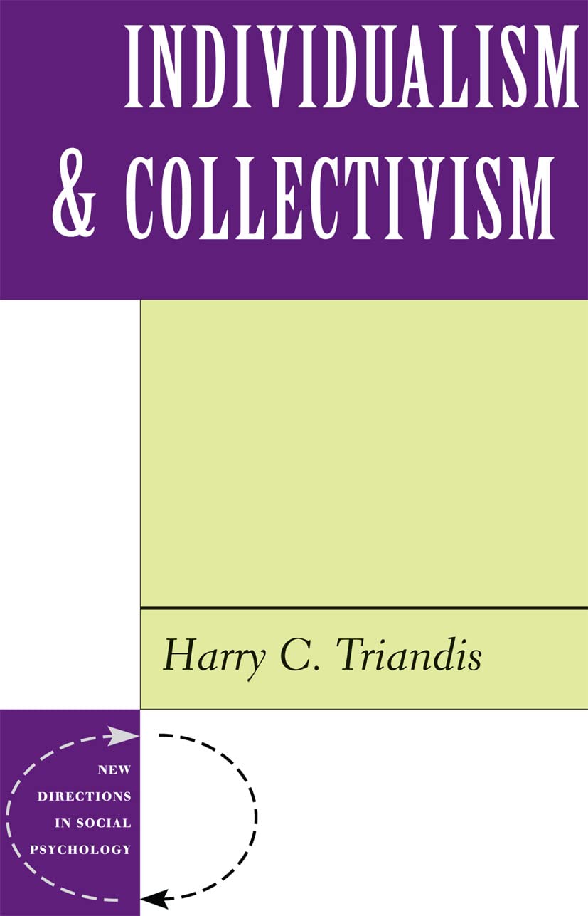 Individualism And Collectivism (New Directions In Social Psychology),New